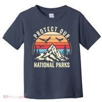 Protect Our National Parks Retro Nature Conservation Toddler T-Shirt thumb 0