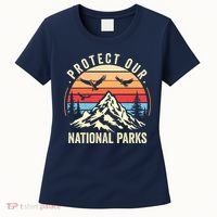 Protect Our National Parks Retro Nature Conservation Women's T-Shirt thumb 0