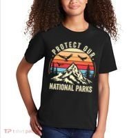 Protect Our National Parks Retro Nature Conservation Kids T-Shirt thumb 2