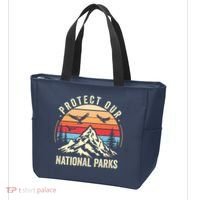 Protect Our National Parks Retro Nature Conservation Tote Bag thumb 3