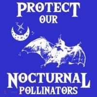 Protect Our Nocturnal Pollinators Gift Bat With Moon Art Cool Gift Women's Tank Top thumb 5