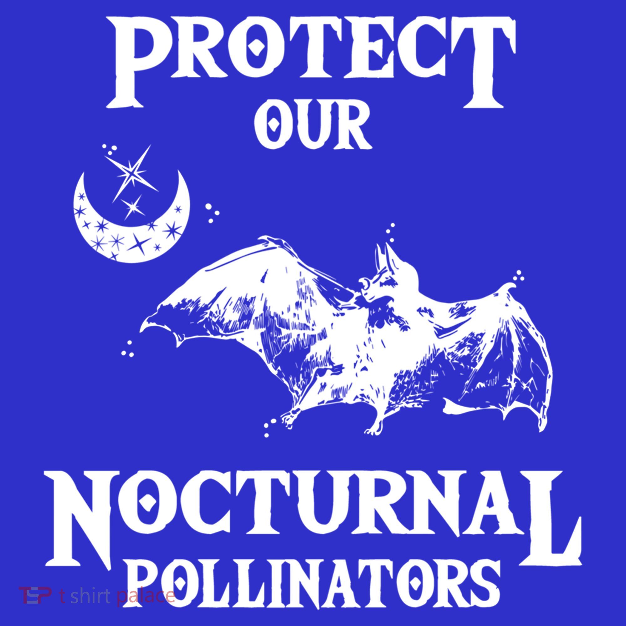 Protect Our Nocturnal Pollinators Gift Bat With Moon Art Cool Gift Women's Tank Top