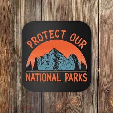 Protect Our National Parks Us Alt Resist Coaster