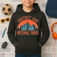 Protect Our National Parks Us Alt Resist Kids Hoodie thumb 2