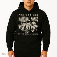 Protect Our National Parks Parks Over Profits Hoodie thumb 2