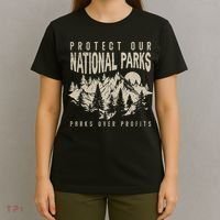 Protect Our National Parks Parks Over Profits T-Shirt thumb 4
