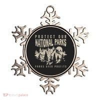 Protect Our National Parks Parks Over Profits Ornament thumb 0