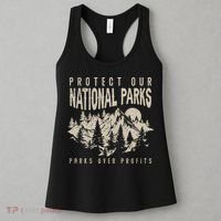 Protect Our National Parks Parks Over Profits Women's Tank Top thumb 3