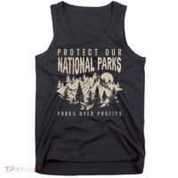 Protect Our National Parks Parks Over Profits Tank Top thumb 0