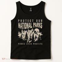 Protect Our National Parks Parks Over Profits Tank Top thumb 2