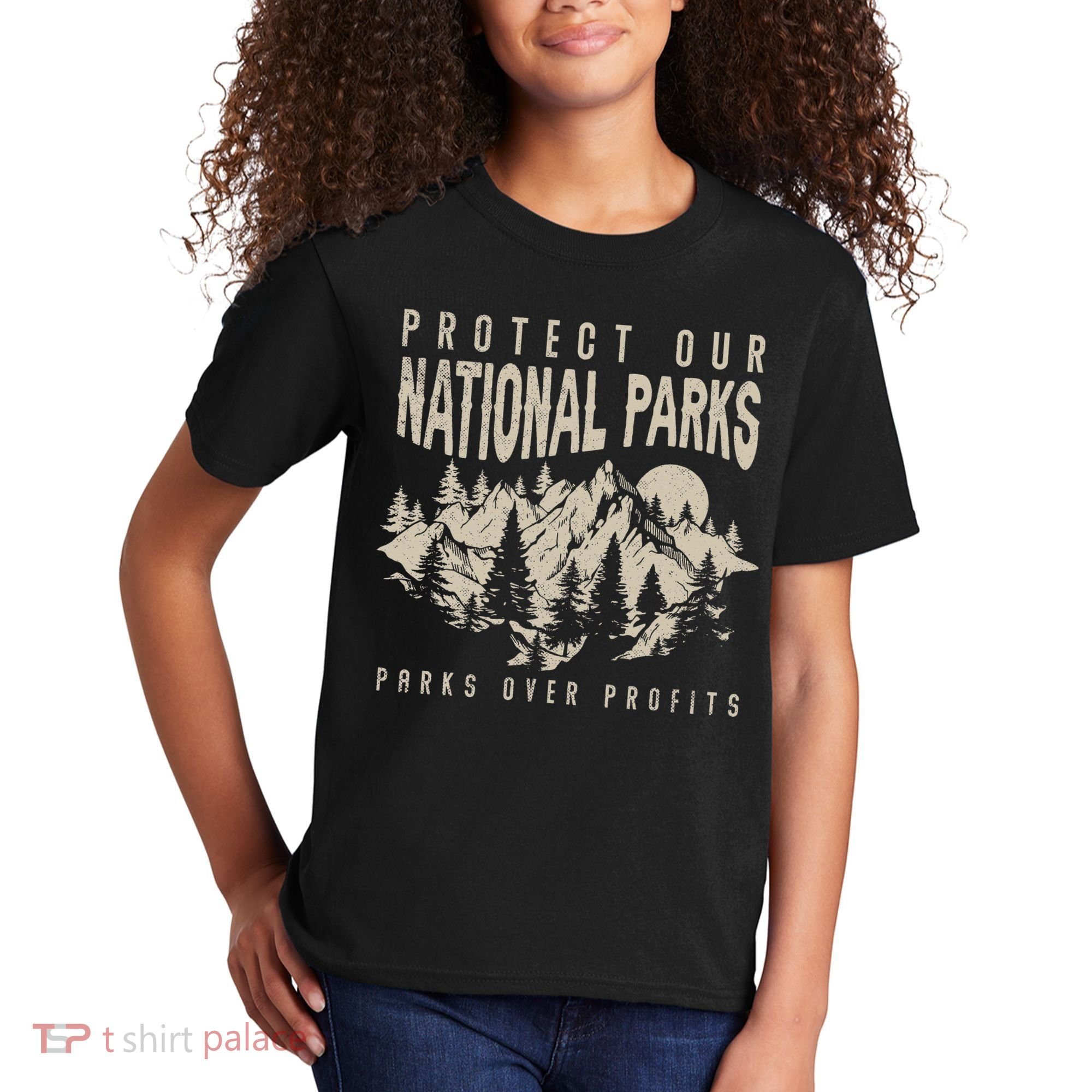 Protect Our National Parks Parks Over Profits Kids T-Shirt