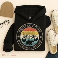 Protect Our National Parks Retro Hiking Hoodie thumb 4