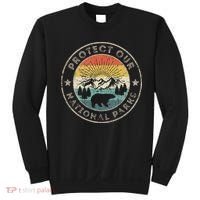 Protect Our National Parks Retro Hiking Sweatshirt thumb 0