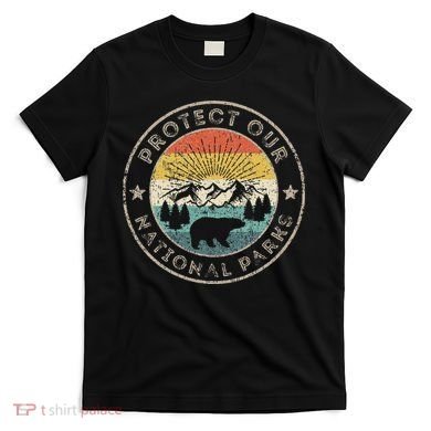 Protect Our National Parks Retro Hiking T-Shirt