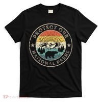Protect Our National Parks Retro Hiking T-Shirt thumb 0