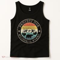 Protect Our National Parks Retro Hiking Tank Top thumb 2