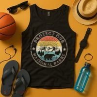 Protect Our National Parks Retro Hiking Tank Top thumb 4