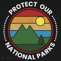 Protect Our National Parks Gift Nature Lover National Parks Gift Doggie Tank thumb 4