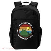 Protect Our National Parks Gift Nature Lover National Parks Gift Backpack thumb 0