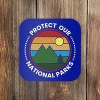 Protect Our National Parks Gift Nature Lover National Parks Gift Coaster thumb 0