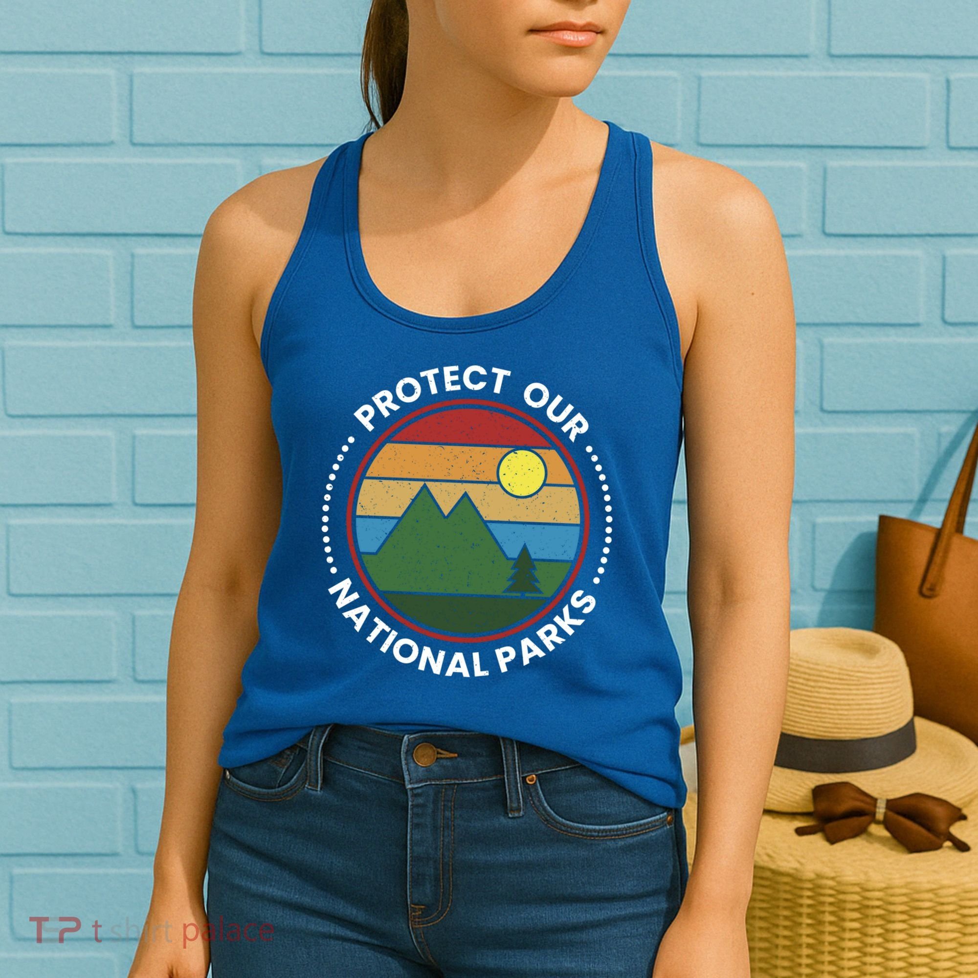 Protect Our National Parks Gift Nature Lover National Parks Gift Women's Tank Top