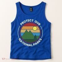 Protect Our National Parks Gift Nature Lover National Parks Gift Tank Top thumb 2