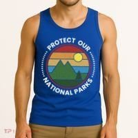 Protect Our National Parks Gift Nature Lover National Parks Gift Tank Top thumb 3