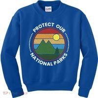 Protect Our National Parks Gift Nature Lover National Parks Gift Kids Sweatshirt thumb 0