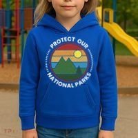 Protect Our National Parks Gift Nature Lover National Parks Gift Kids Hoodie thumb 3