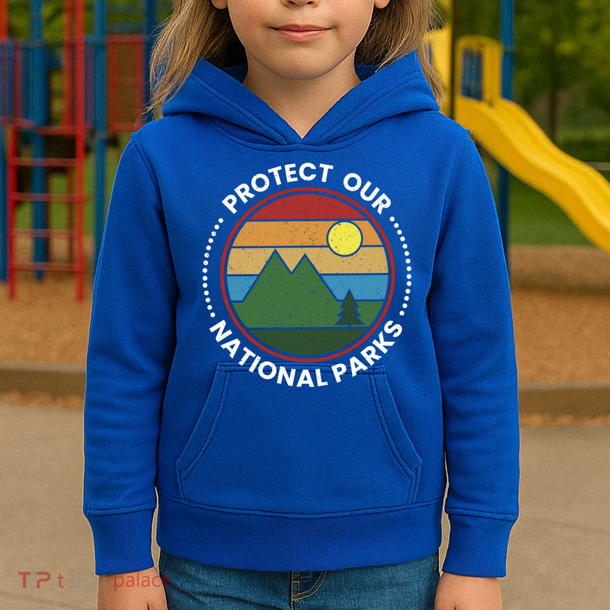 Protect Our National Parks Gift Nature Lover National Parks Gift Kids Hoodie
