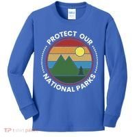Protect Our National Parks Gift Nature Lover National Parks Gift Kids Long Sleeve Shirt thumb 0