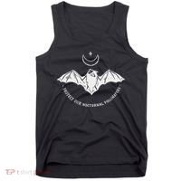 Protect Our Nocturnal Polalinators Bat With Moon Halloween Tank Top thumb 0
