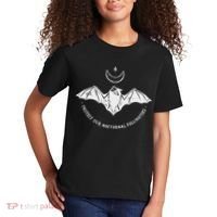 Protect Our Nocturnal Polalinators Bat With Moon Halloween Kids T-Shirt thumb 2