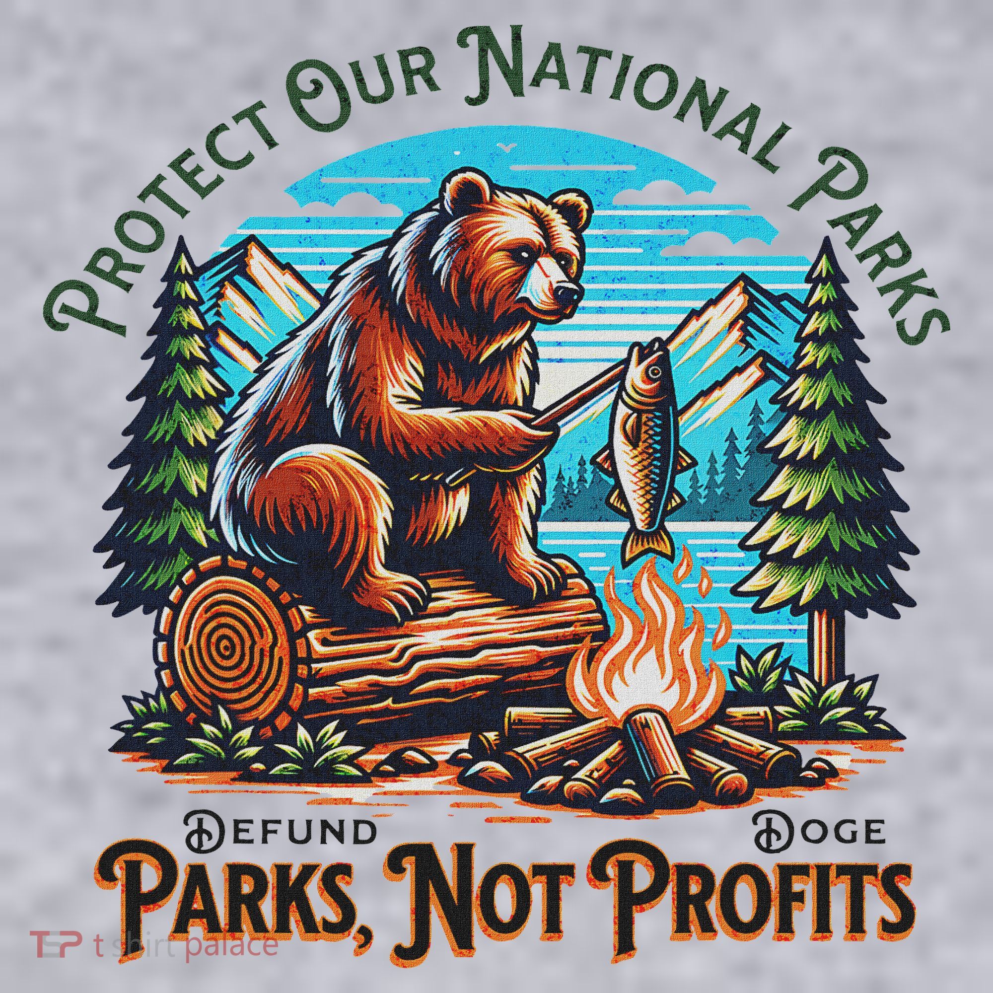 Protect Our National Parks Defund Doge Parks Not Profits Women's Sweatshirt