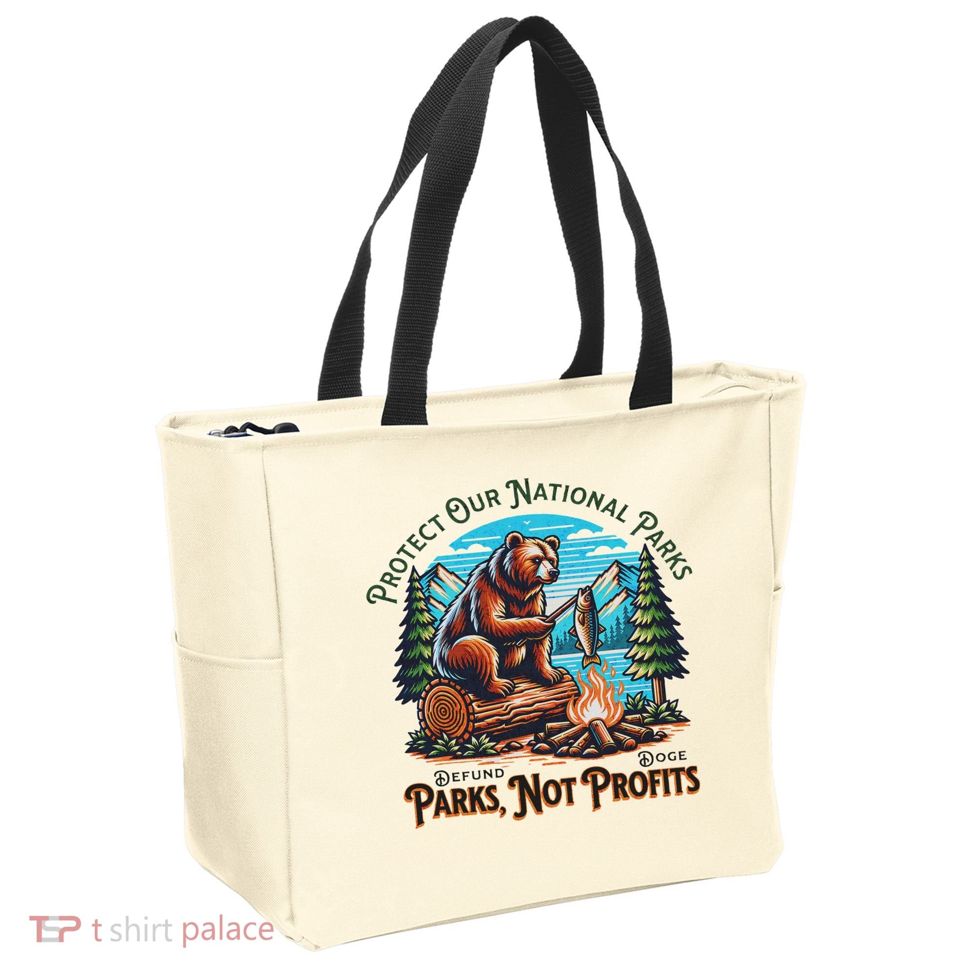 Protect Our National Parks Defund Doge Parks Not Profits Tote Bag