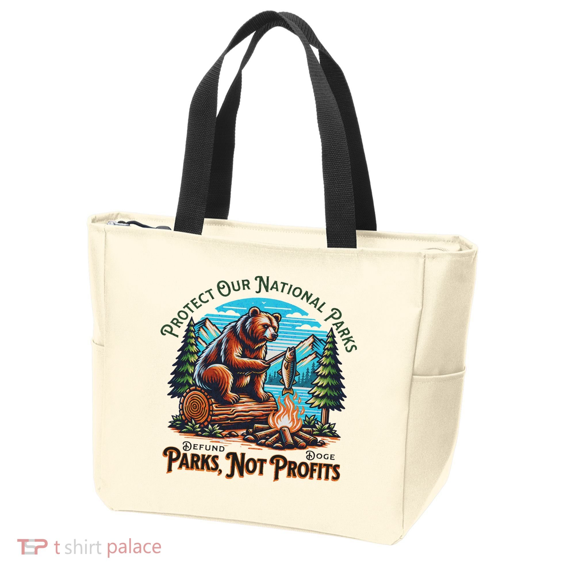 Protect Our National Parks Defund Doge Parks Not Profits Tote Bag