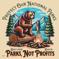 Protect Our National Parks Defund Doge Parks Not Profits Tote Bag thumb 4