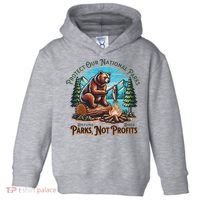 Protect Our National Parks Defund Doge Parks Not Profits Toddler Hoodie thumb 0