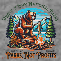 Protect Our National Parks Defund Doge Parks Not Profits Toddler Hoodie thumb 2