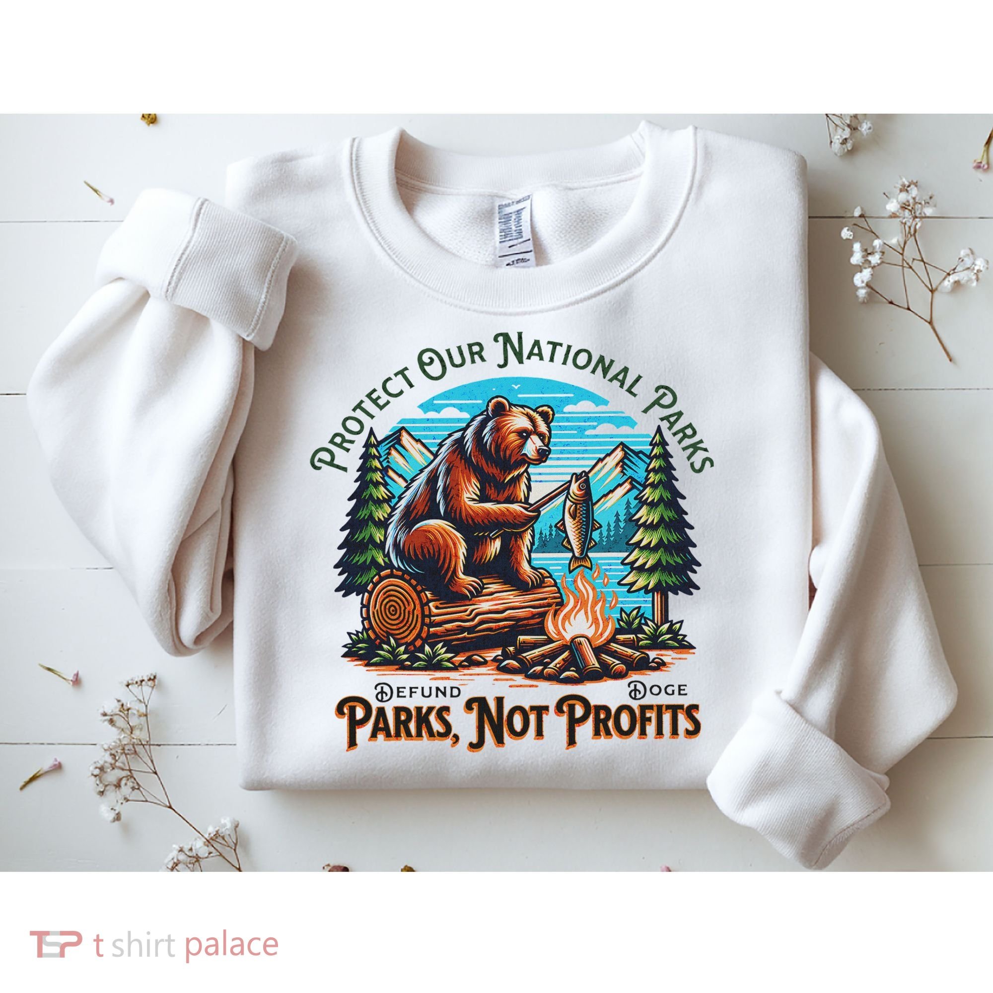 Protect Our National Parks Defund Doge Parks Not Profits Sweatshirt