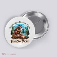 Protect Our National Parks Defund Doge Parks Not Profits Button thumb 0
