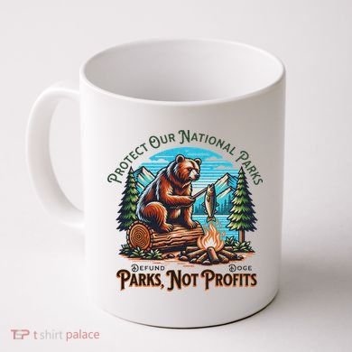 Protect Our National Parks Defund Doge Parks Not Profits Coffee Mug