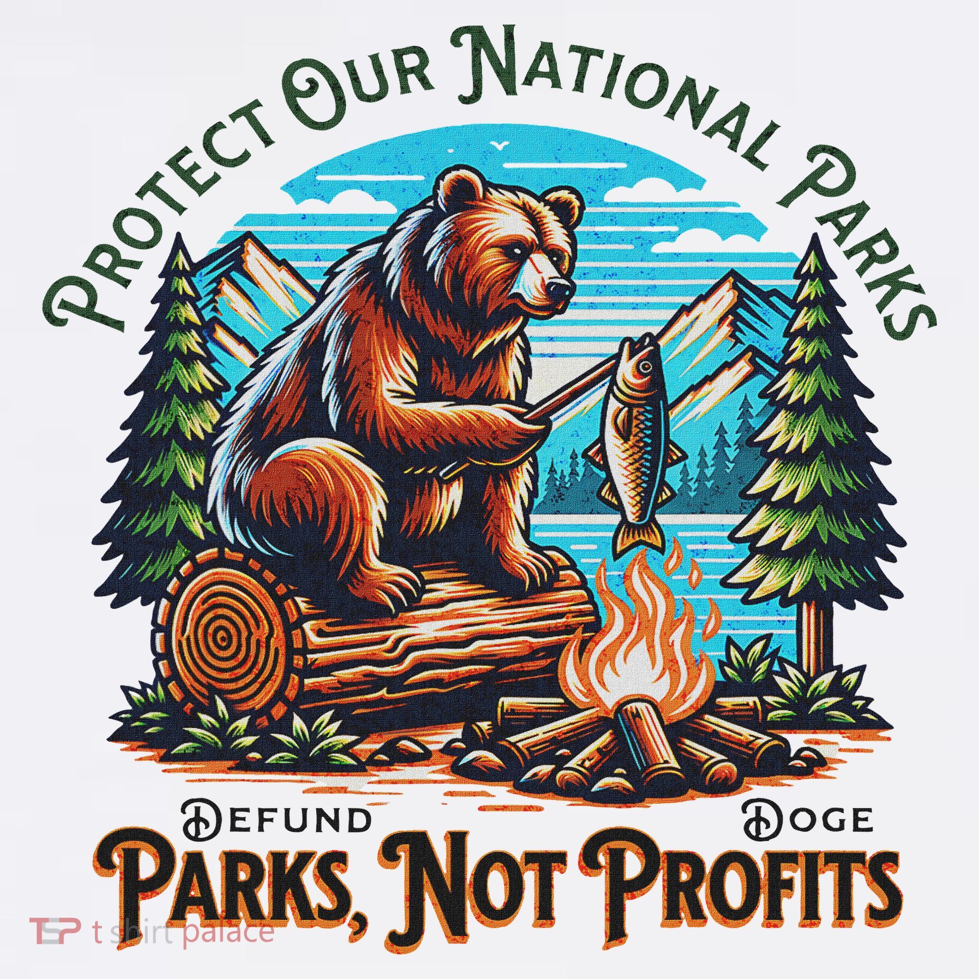 Protect Our National Parks Defund Doge Parks Not Profits Women's Hoodie