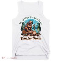 Protect Our National Parks Defund Doge Parks Not Profits Tank Top thumb 0