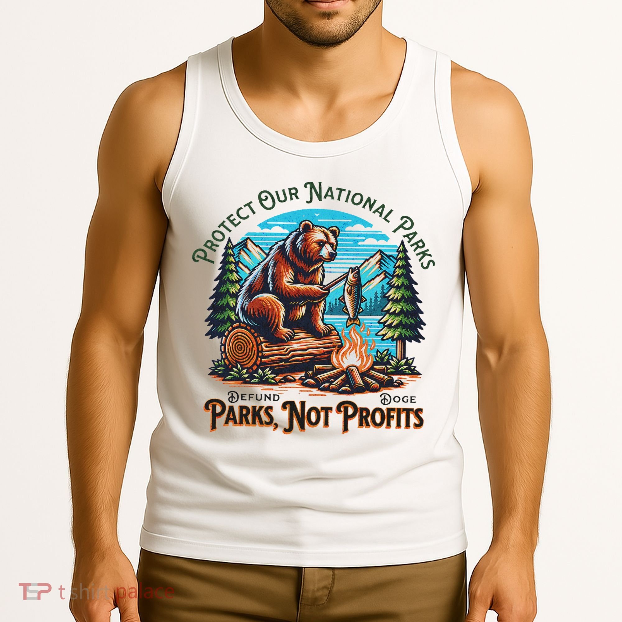 Protect Our National Parks Defund Doge Parks Not Profits Tank Top