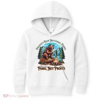 Protect Our National Parks Defund Doge Parks Not Profits Kids Hoodie thumb 0