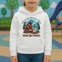 Protect Our National Parks Defund Doge Parks Not Profits Kids Hoodie thumb 3