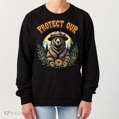 Protect Our National Parks Resist ALT US Bear Women's Sweatshirt