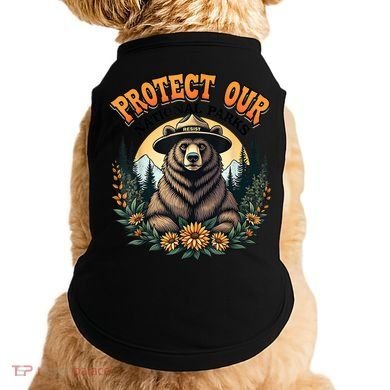 Protect Our National Parks Resist ALT US Bear Doggie Tank
