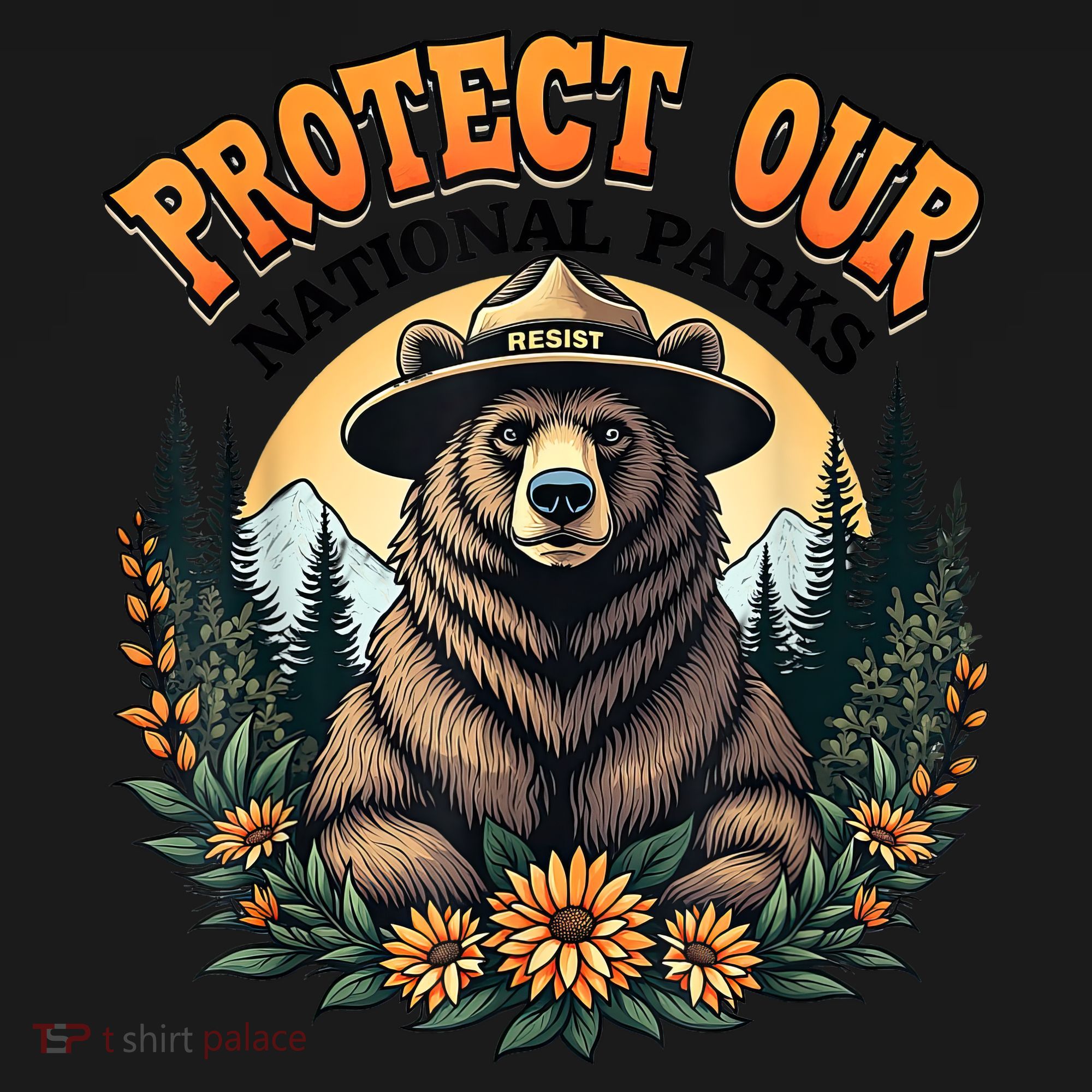 Protect Our National Parks Resist ALT US Bear Sweatshirt